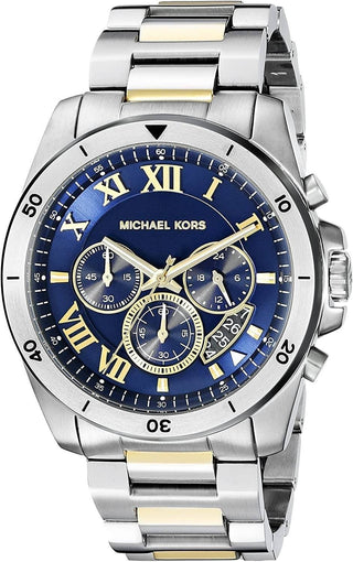 Michael Kors MK8437 Mens Brecken Blue Chronograph